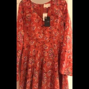 Cute orange blouse top